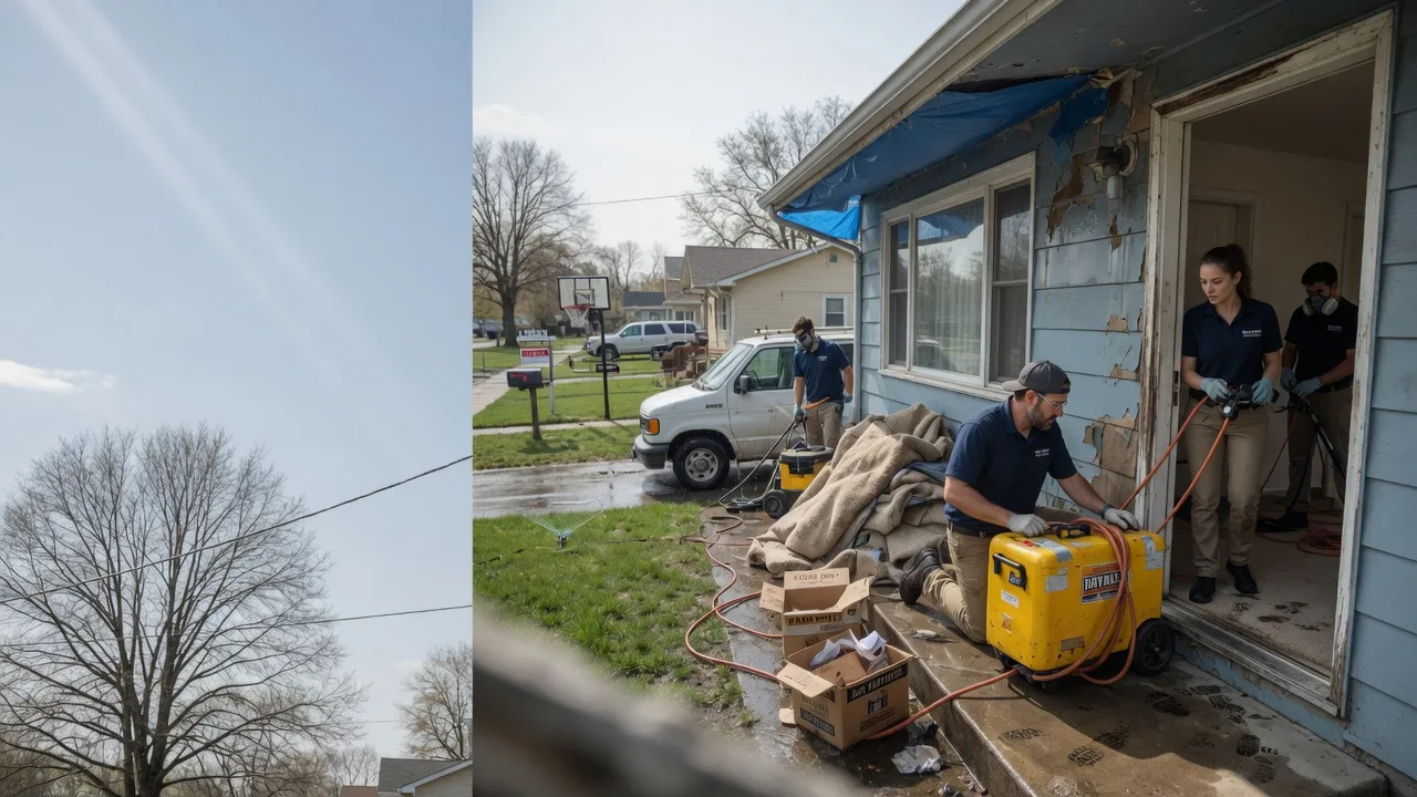 Basement Flood Cleanup in Mccracken, KS near me